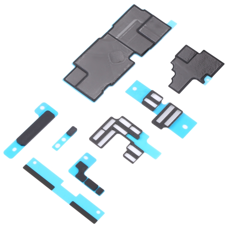 For iPhone 14 Pro Max 10pcs Mainboard Sponge Foam Pads + Heat Sink Graphite Sticker - 3