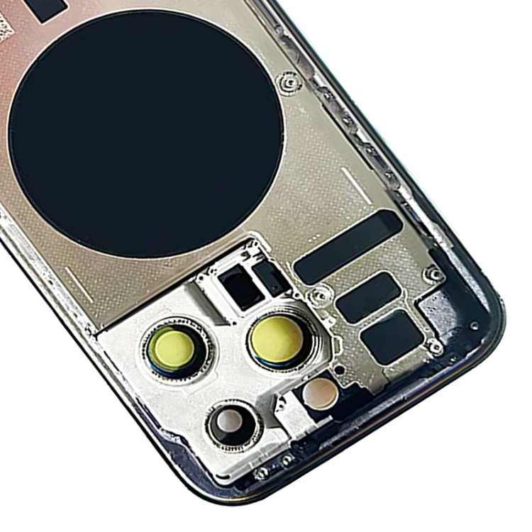 For iPhone 14 Pro Battery Back Cover with Side Keys & Card Tray, Version:US Version(Black) - 4