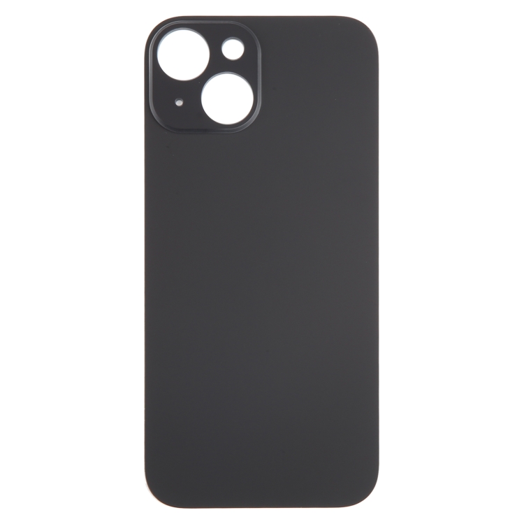 For iPhone 15 Glass Battery Back Cover(Black) - 1