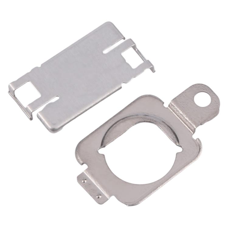 For iPhone 15 Plus 1 Pair Flashlight / Mic Iron Sheet Cover (On The Back Cover) - 1