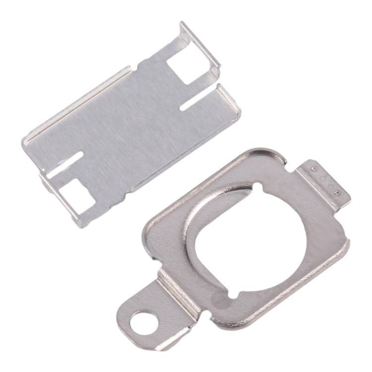 For iPhone 15 Plus 1 Pair Flashlight / Mic Iron Sheet Cover (On The Back Cover) - 2