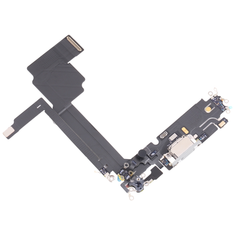For iPhone 15 Pro Max Original Charging Port Flex Cable (White) - 1