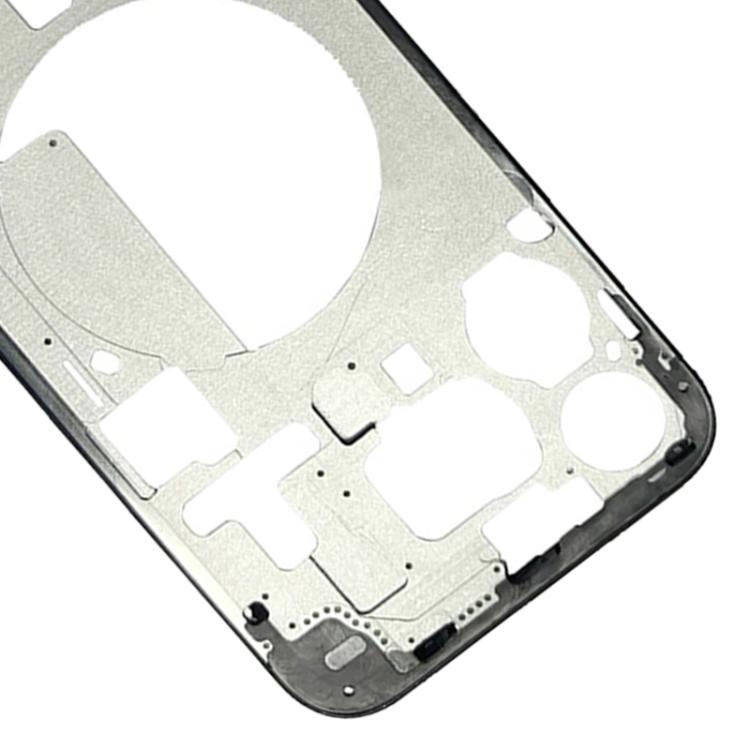 For iPhone 15 Pro Max Middle Frame Bezel Plate, Version:US Version (Black) - 4