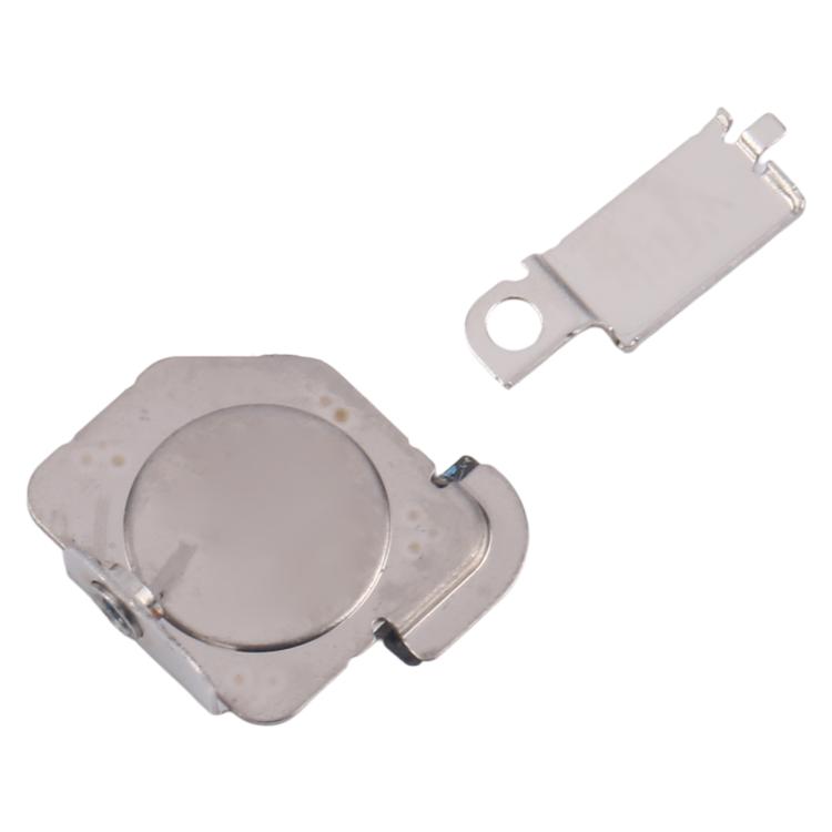 For iPhone 15 Pro 1 Pair Flashlight / Mic Iron Sheet Cover (On The Back Cover) - 1