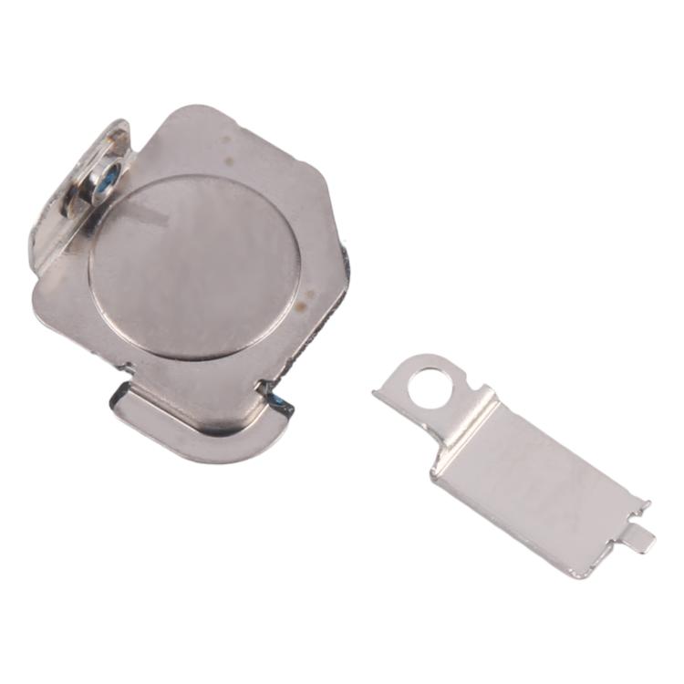 For iPhone 15 Pro 1 Pair Flashlight / Mic Iron Sheet Cover (On The Back Cover) - 3