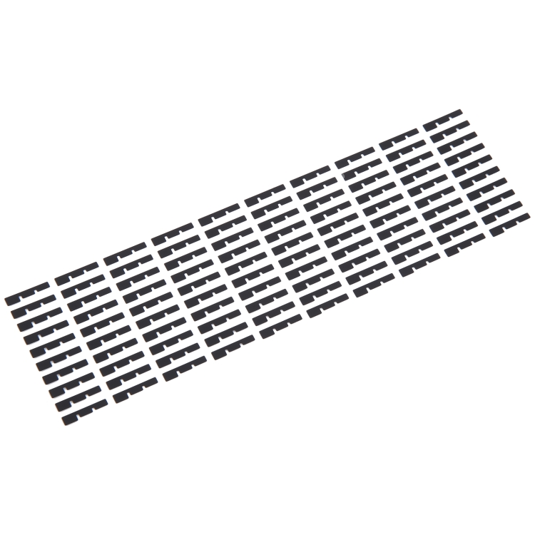 For iPhone 15 Pro 100pcs/set LCD Side Black Adhesive Sticker(03) - 1