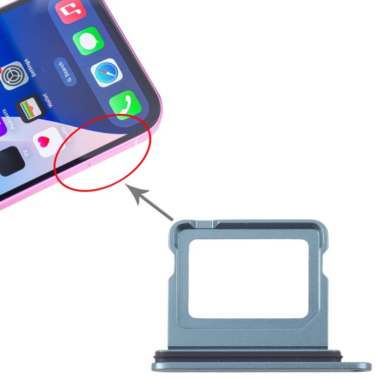 For iPhone 16 SIM + SIM Card Tray (Green) - 3