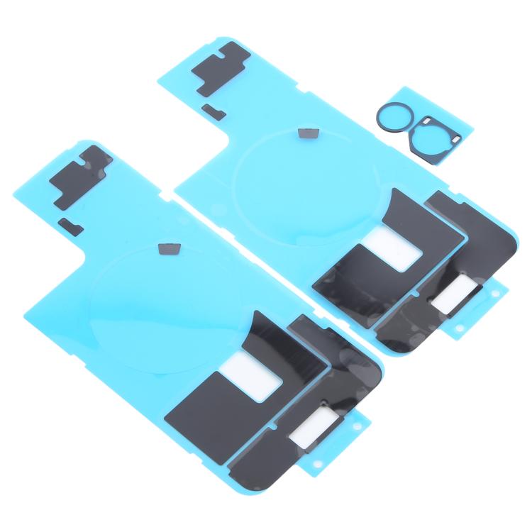 For iPhone 16 Plus 10pcs Back Cover Heat Sink Black Sticker with Back Camera Sponge Pads - 1