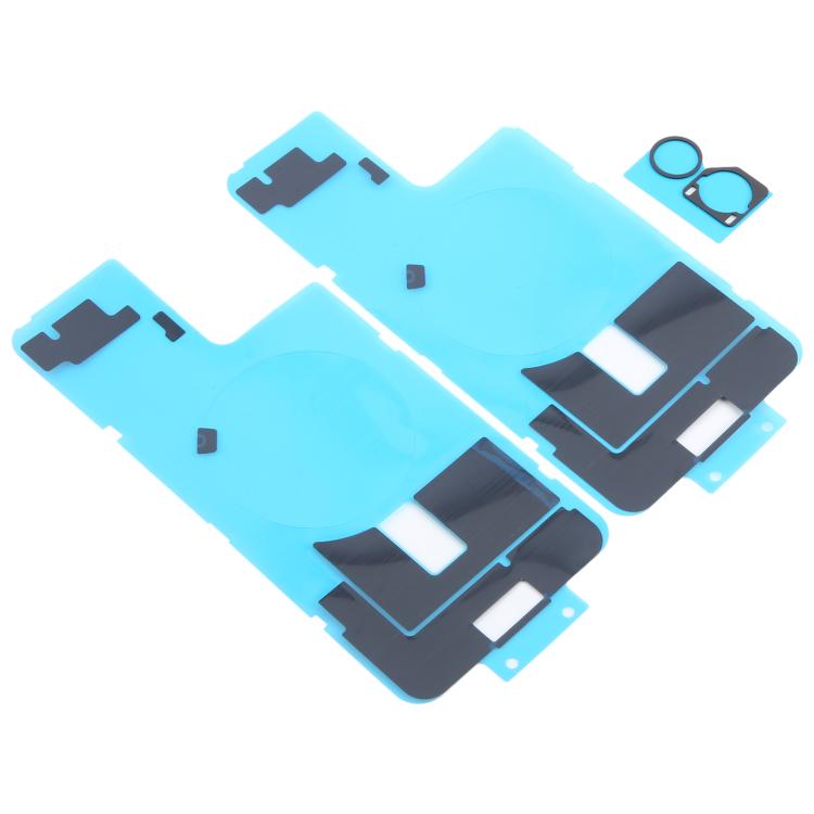 For iPhone 16 Plus 10pcs Back Cover Heat Sink Black Sticker with Back Camera Sponge Pads - 2