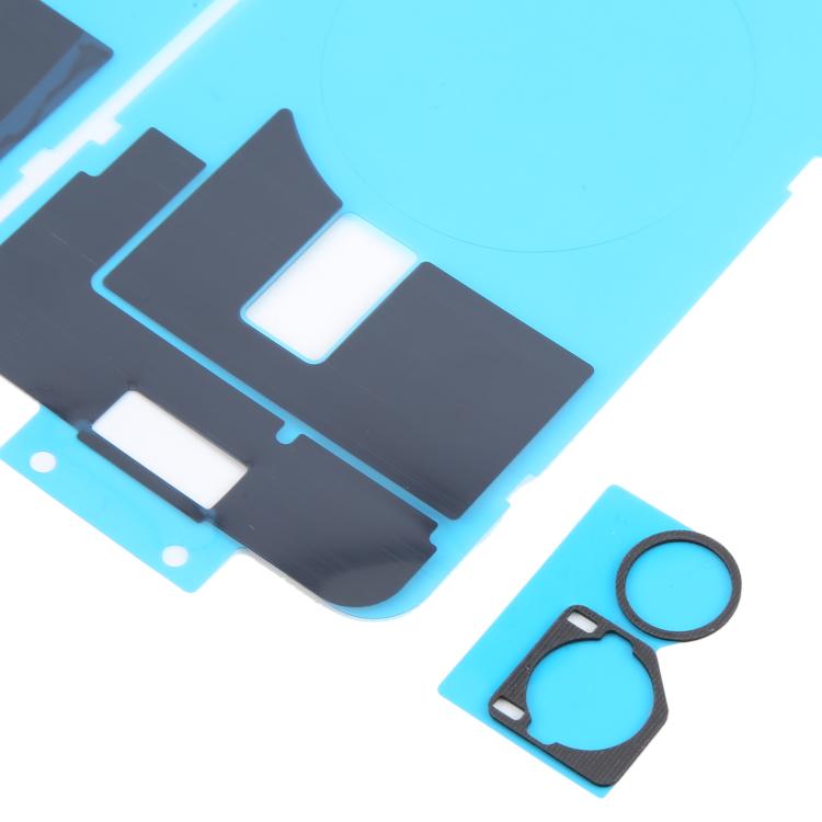 For iPhone 16 Plus 10pcs Back Cover Heat Sink Black Sticker with Back Camera Sponge Pads - 3