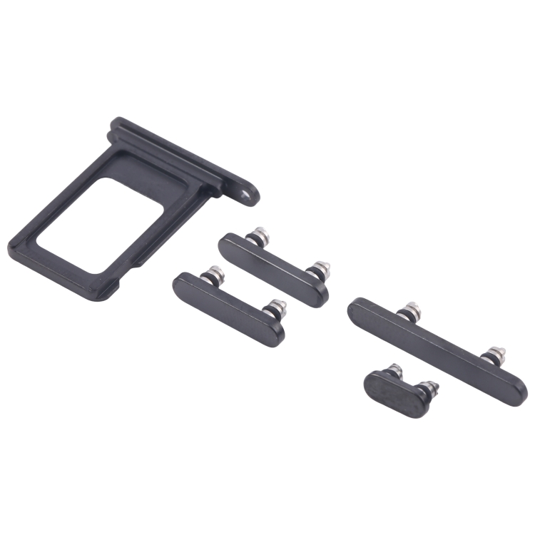 For iPhone 16 Pro Max Original SIM Card Tray + Side Keys (Black) - 2