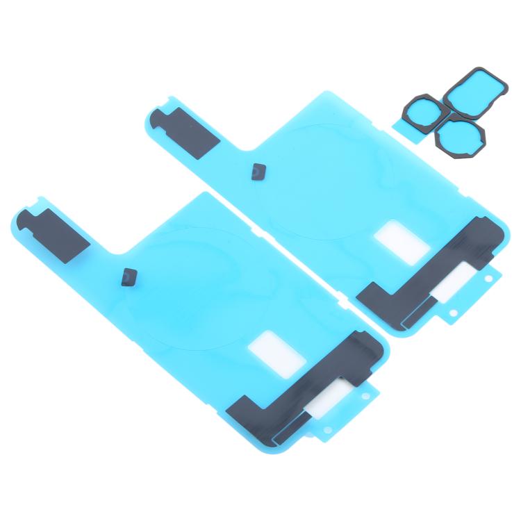 For iPhone 16 Pro 10pcs Back Cover Heat Sink Black Sticker with Back Camera Sponge Pads - 2