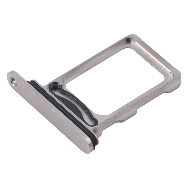 For iPhone 16 Pro SIM + SIM Card Tray (Titanium Color) - 1