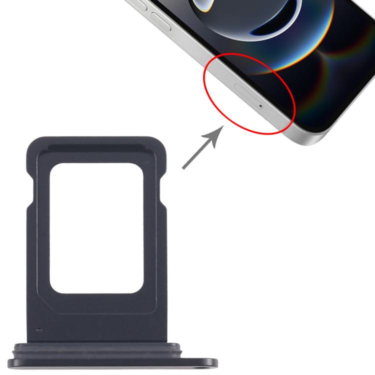 For iPhone 16e SIM Card Tray (Black) - 3