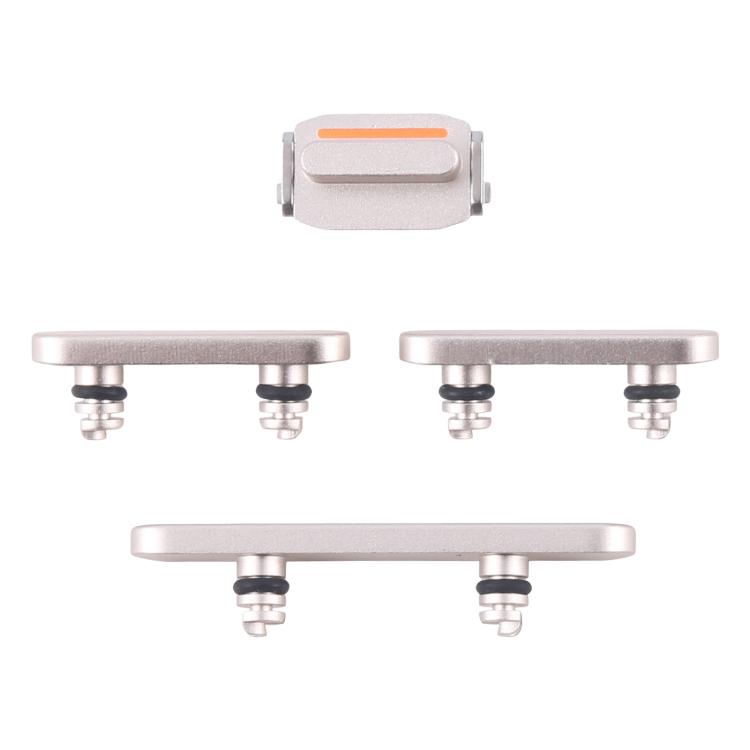 For iPhone 16e Power Button and Volume Control Button (Silver) - 1