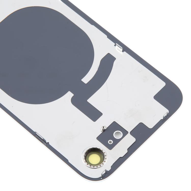 For iPhone 16e Glass Battery Back Cover with Camera Lens Cover(White) - 3