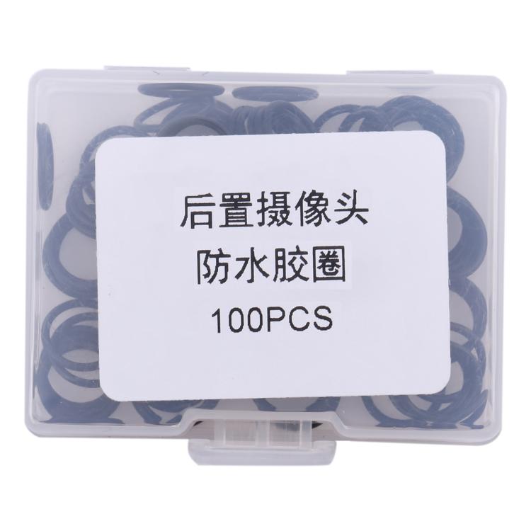 For iPhone X-17 Pro Max Rear Camera Waterproof Rubber Ring(Black) - 3