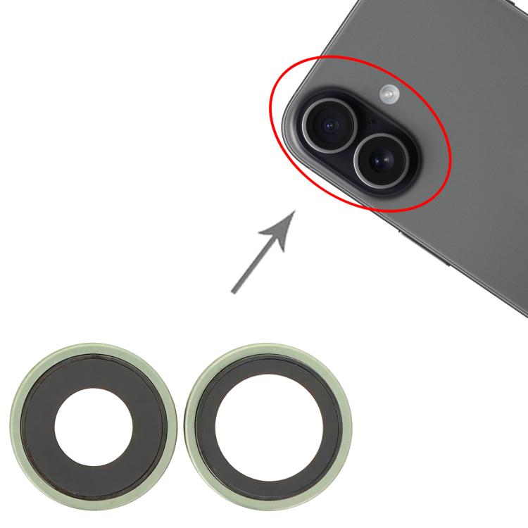 For iPhone 17 Rear Camera Lens Cover (Green) - 2