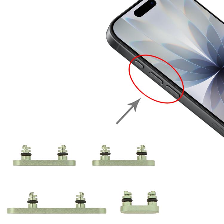 For iPhone 17 Power Button and Volume Control Button (Green) - 2