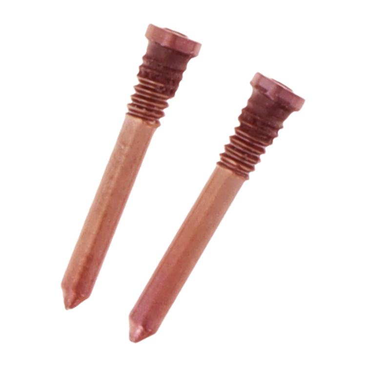 For iPhone 17 Pro / 17 Pro Max 100pcs/set Charging Port Screws (Orange) - 1