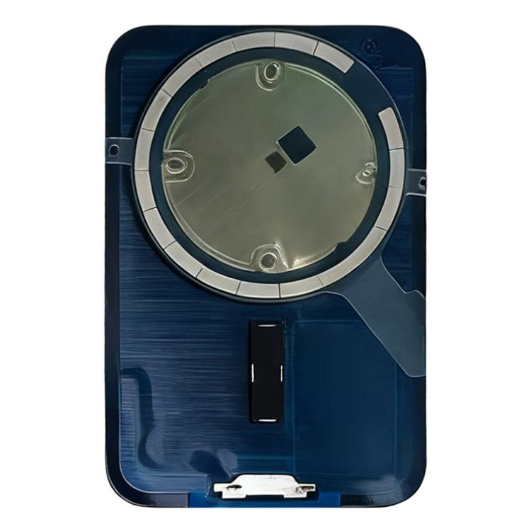 For iPhone 17 Pro Max / 17 Pro Glass Battery Back Cover with MagSafe Magnet (Blue) - 2