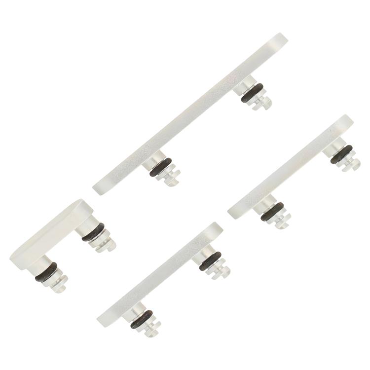 For iPhone 17 Pro / 17 Pro Max Power Button and Volume Control Button (Silver) - 1