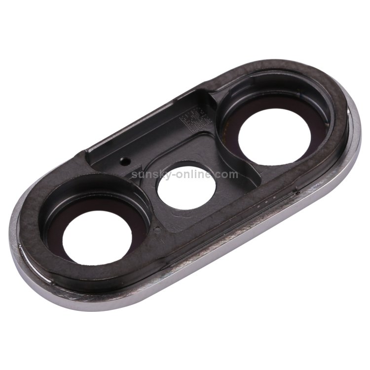 Rear Camera Lens Ring for iPhone X(Silver) - 4