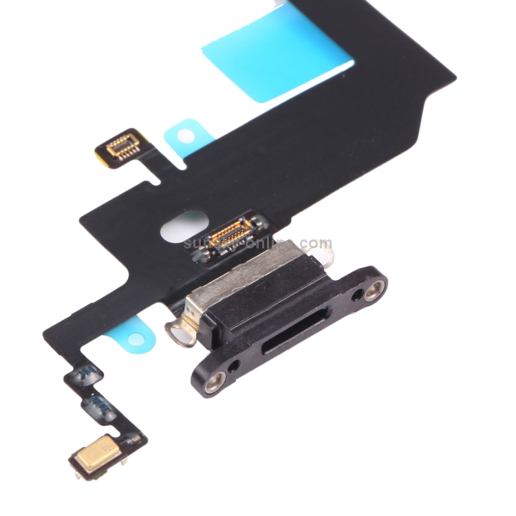 Original Charging Port Flex Cable for iPhone X (Black) - 3