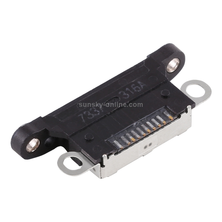 10 PCS Charging Port Connector for iPhone X(Black) - 3