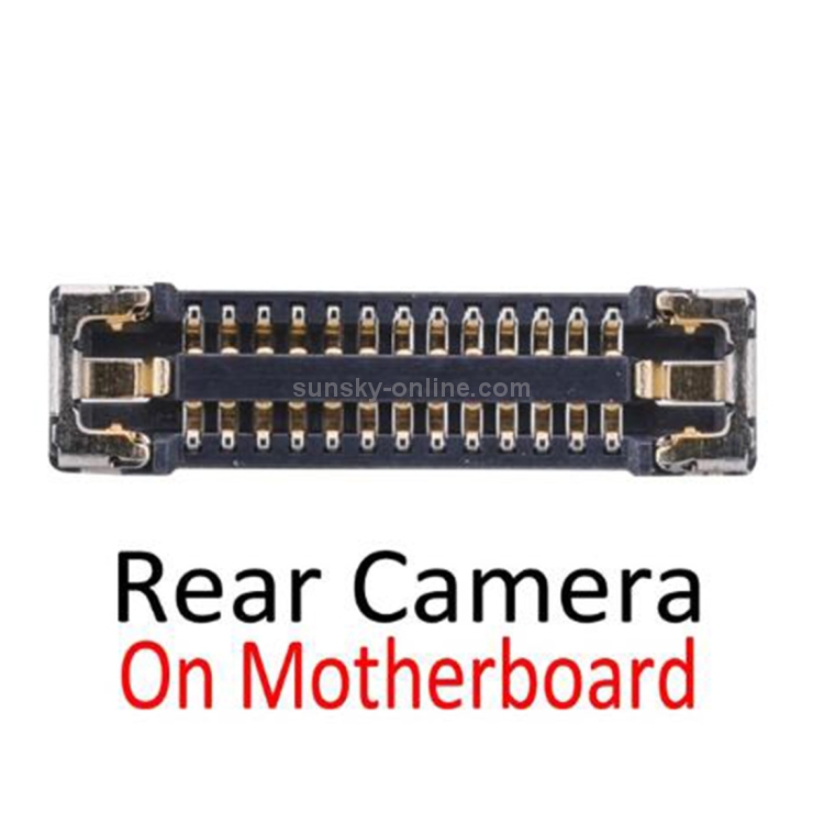 Rear Back Camera FPC Connector On Motherboard for iPhone X - 1