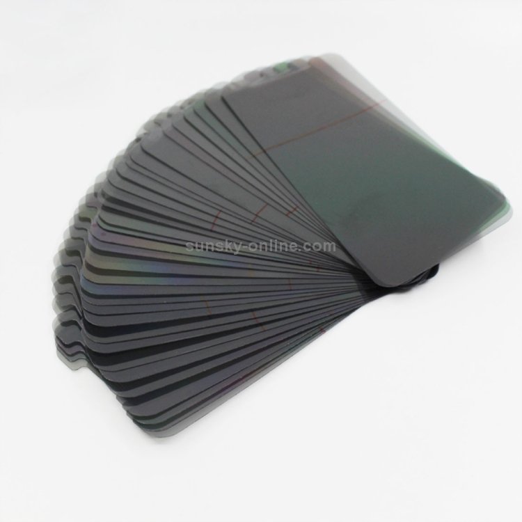 50 PCS LCD Filter Polarizing Films for iPhone X - 3