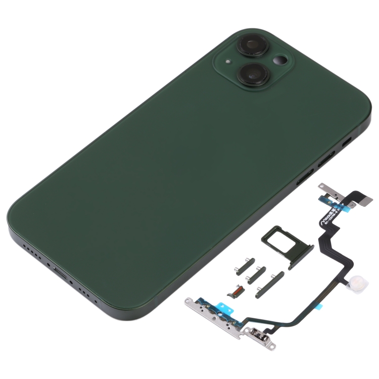 Back Housing Cover with Appearance Imitation of iP14 for iPhone XR(Green) - 1
