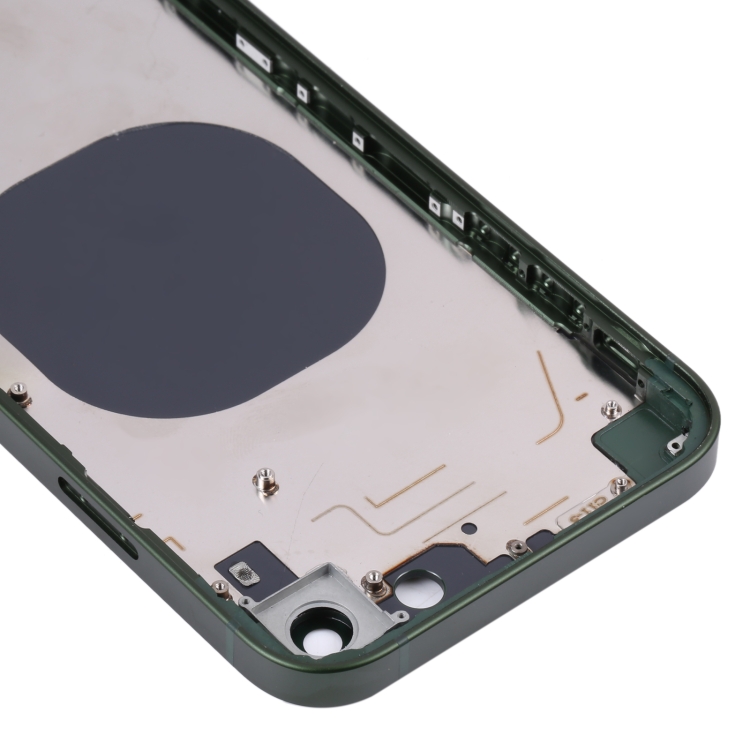 Back Housing Cover with Appearance Imitation of iP14 for iPhone XR(Green) - 4