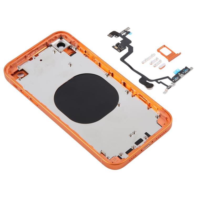 Back Housing Cover with Appearance Imitation of iP17 Pro for iPhone XR(Orange) - 4