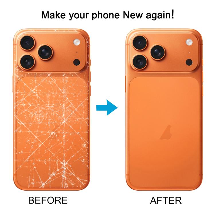 Back Housing Cover with Appearance Imitation of iP17 Pro for iPhone XR(Orange) - 5