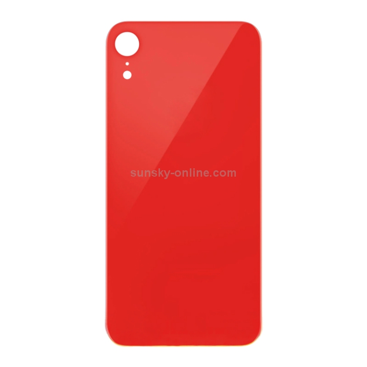 Back Cover with Adhesive for iPhone XR(Red) - 2