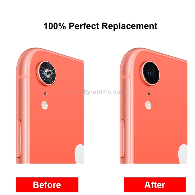 10 PCS Back Camera Lens for iPhone XR - 4