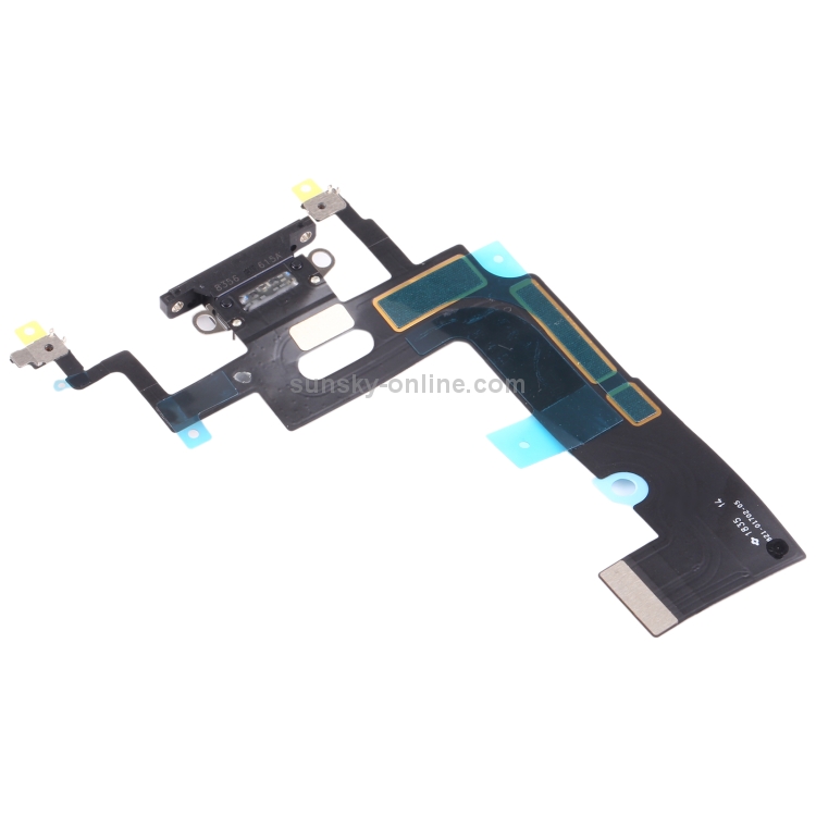 Original Charging Port Flex Cable for iPhone XR (Black) - 2