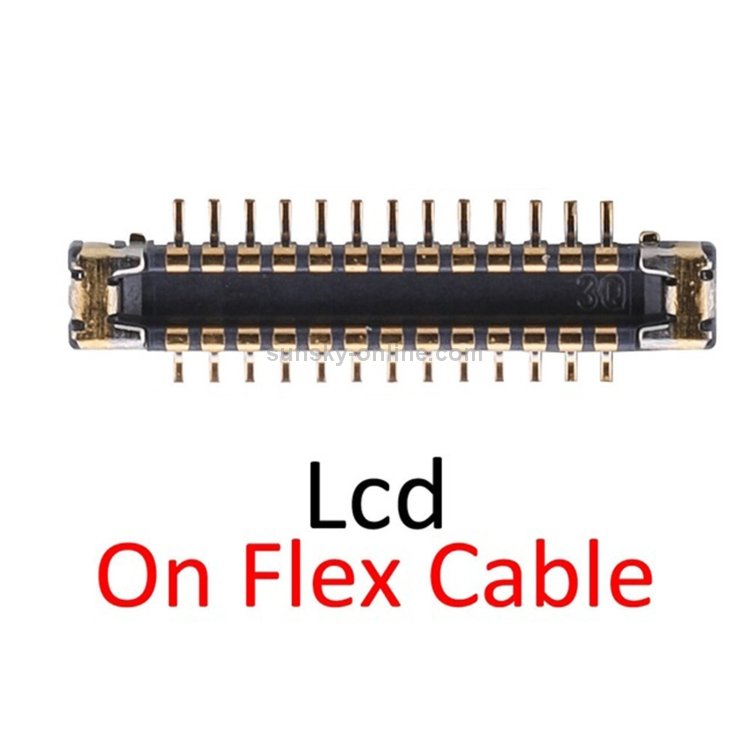 LCD Display FPC Connector On Flex Cable for iPhone XR - 1
