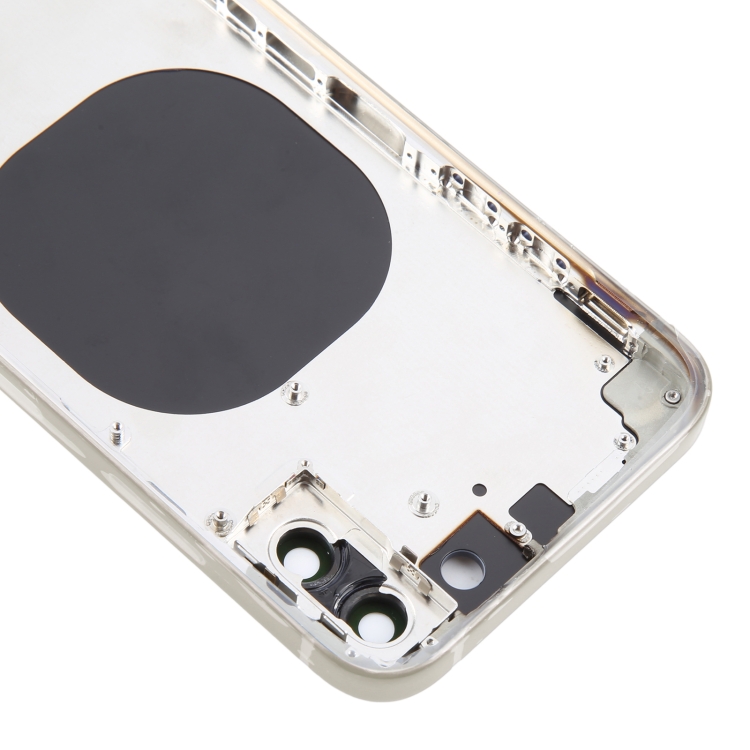 Back Cover with Appearance Imitation of iP15 Pro for iPhone XS(Titanium) - 4
