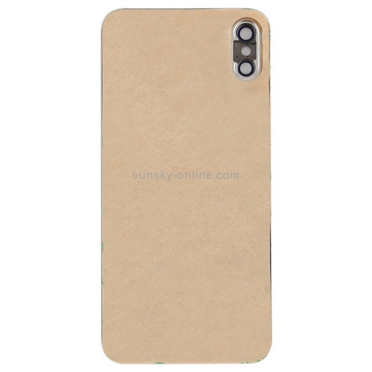 Battery Back Cover with Back Camera Bezel & Lens & Adhesive  for iPhone XS(White) - 2