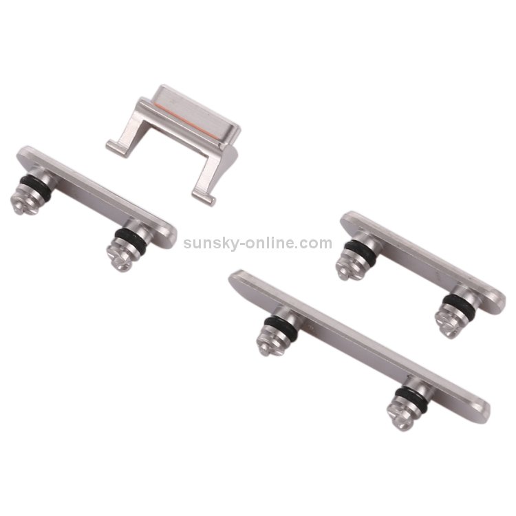 Side Keys (Power Button + Volume Button + Mute Button) for iPhone XS / XS Max(White) - 2