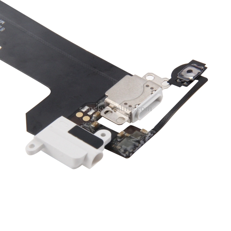 Charging Port + Audio Flex Cable for iPod Touch 6 (White) - 3